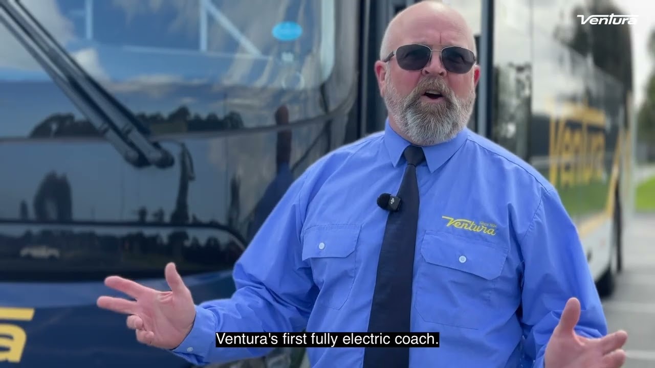 Driving Sustainable Transport | Ventura’s First Electric Charter Coach